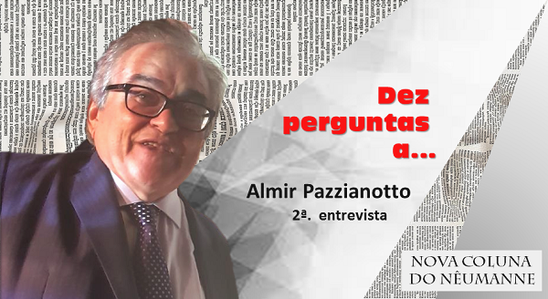 Dez perguntas a... Nova coluna do Nêumanne Segunda edição: Almir Pazzianoto 
