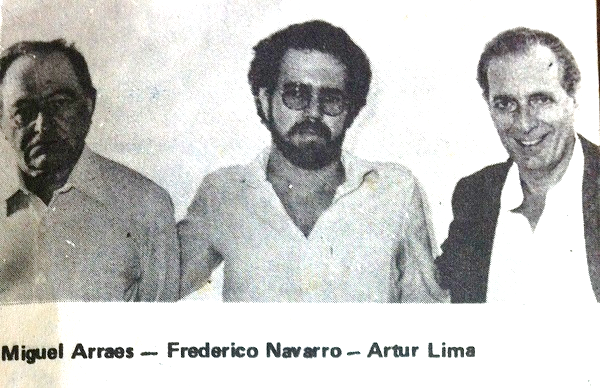 Fred em seu tempo de militância em Pernambuco em folheto da campanha na qual apoiou Miguel Arraes e Artur Lima. Foto: Reprodução de folheto